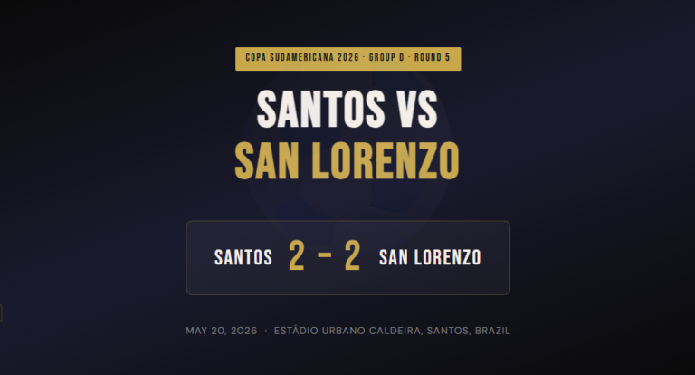 santos vs san lorenzo