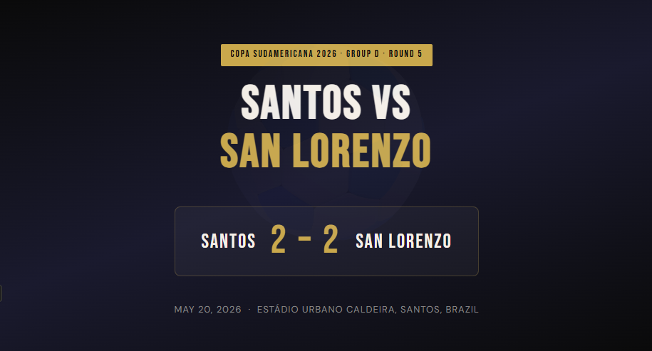 santos vs san lorenzo